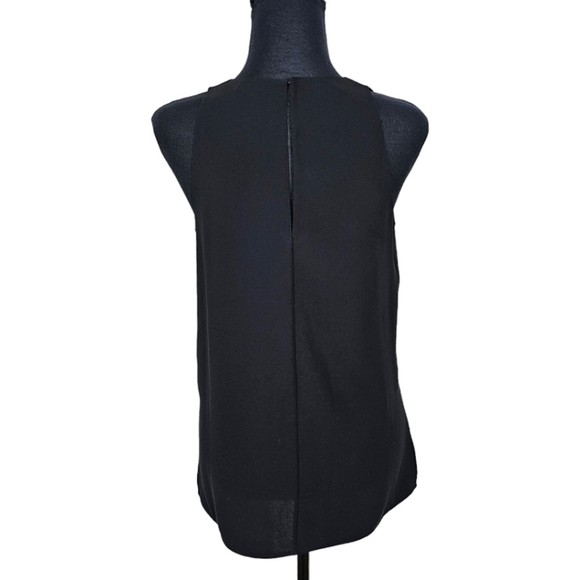 Vince Black Basic Sleeveless Keyhole Back Heavy Knit Layering Tank Top Size XS - Picture 6 of 13
